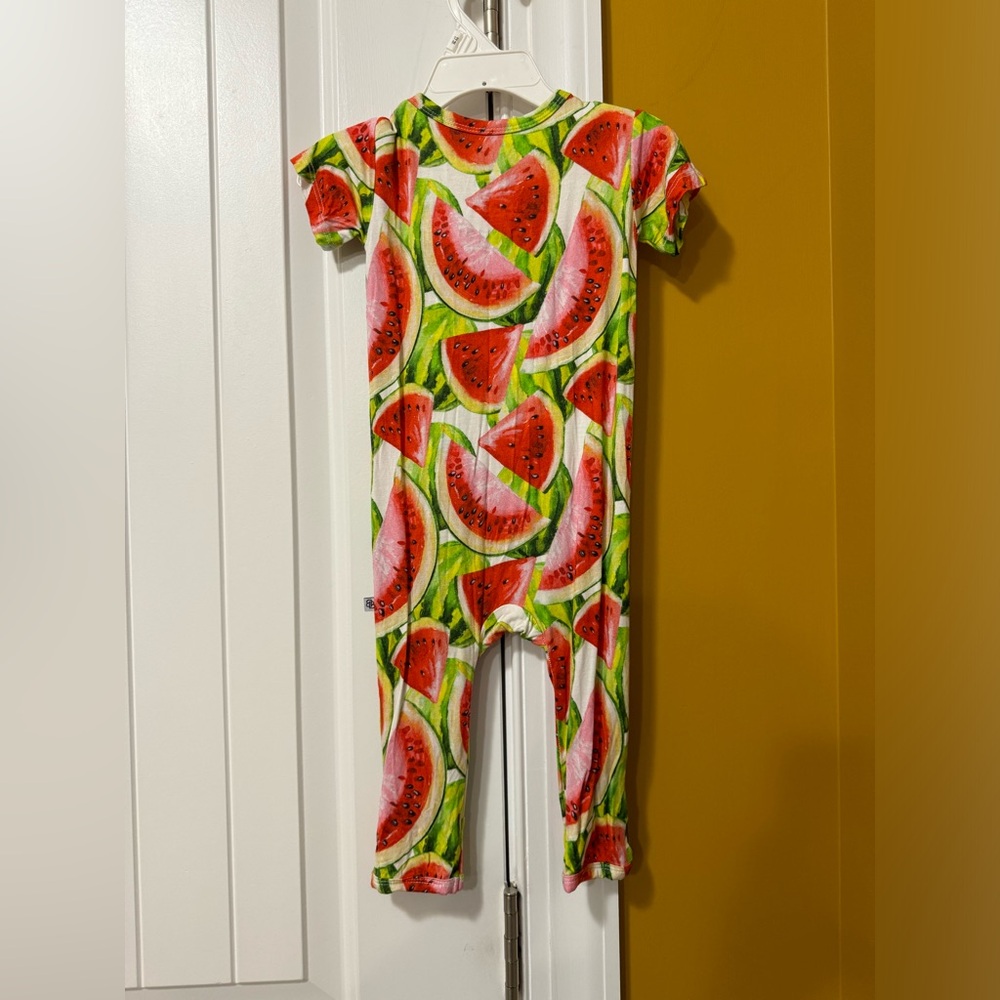 Little bum bums watermelon romper - Picture 3 of 3